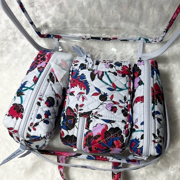 Brand New Vera Bradley 4 Piece Cosmetic Organizer Travel Set, NWT - Picture 3 of 10